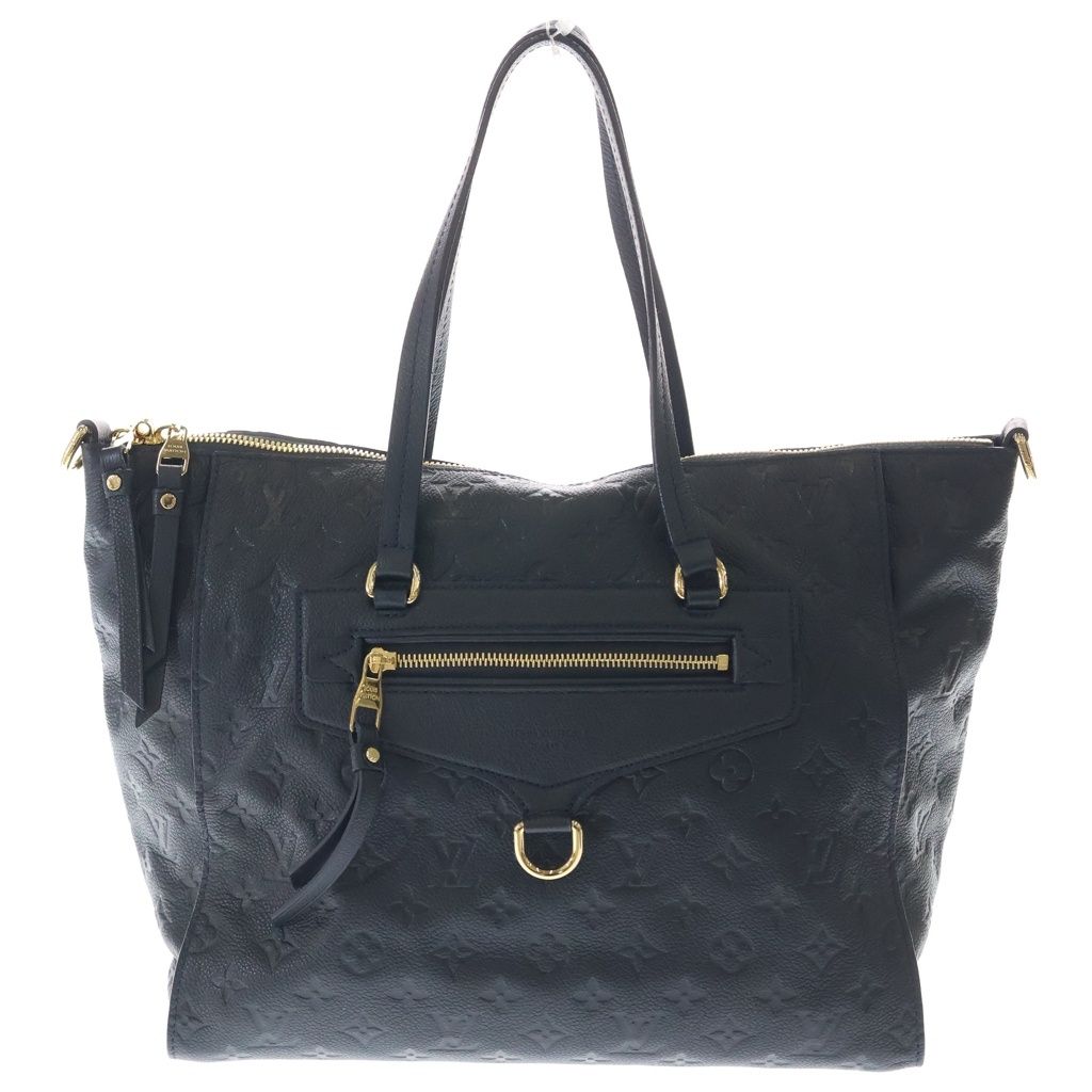 Louis Vuitton Monogram Empreinte Sky Line Travel Leather 2-Way Bag Gold Black