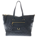 Louis Vuitton Monogram Empreinte Sky Line Travel Leather 2-Way Bag Gold Black