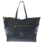 Louis Vuitton Monogram Empreinte Sky Line Travel Leather 2-Way Bag Gold Black