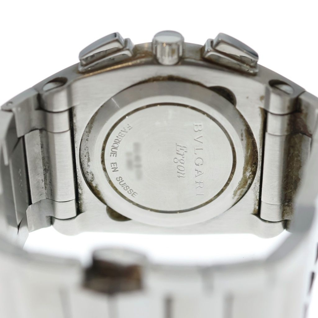 Bvlgari Ergon Chronograph SS at Stainless Steel Automatic Winding Watch Silver — view 5