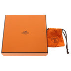 Hermes Constance Leather Belt Red Silver — view 6