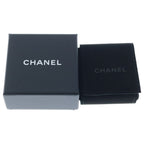 Chanel CC Logo Rhinestone Earrings Gold — view 6