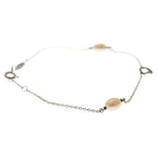Tiffany & Co Open Heart Pearl Bracelet White Silver — view 3