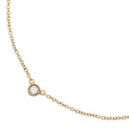 Tiffany & Co by the Yard Diamond Pendant Chain Gold