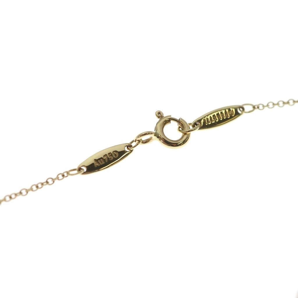 Tiffany & Co by the Yard Diamond Pendant Chain Gold — view 4