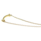 Tiffany & Co T Smile Mini Pendant Chain Gold — view 5