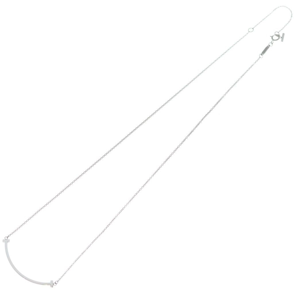 Tiffany & Co T Smile Small Pendant Chain Silver — view 2