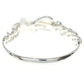 Hermes Book le Cellier Inflexible Bangle Bracelet Silver
