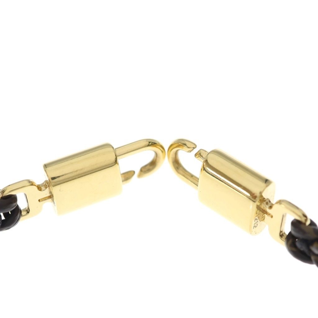 Louis Vuitton Monogram Twinlock Bracelet Brown Gold — view 5