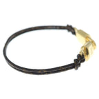 Louis Vuitton Monogram Twinlock Bracelet Brown Gold — view 3
