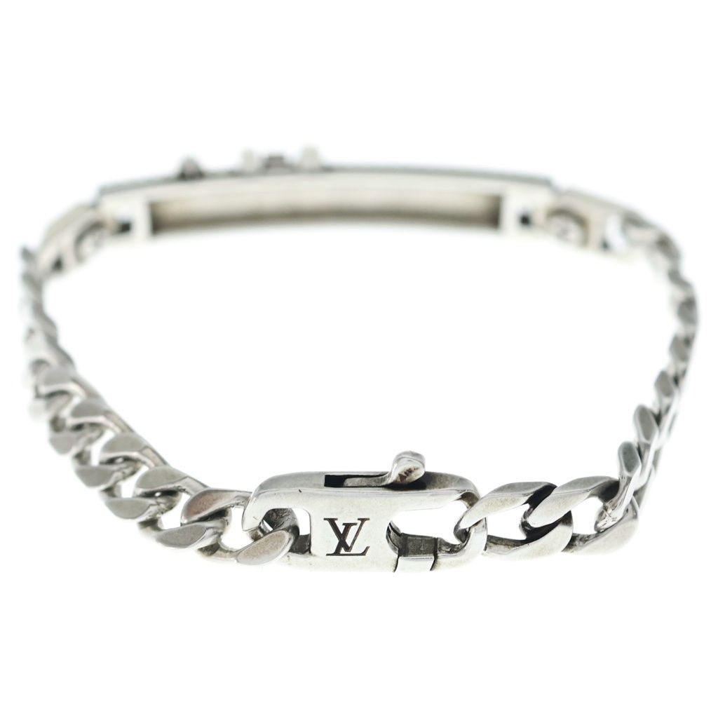 Louis Vuitton Bracelet LV Whisper Gourmette Silver Chain — view 2