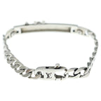 Louis Vuitton Bracelet LV Whisper Gourmette Silver Chain — view 2