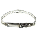 Louis Vuitton Bracelet LV Whisper Gourmette Silver Chain
