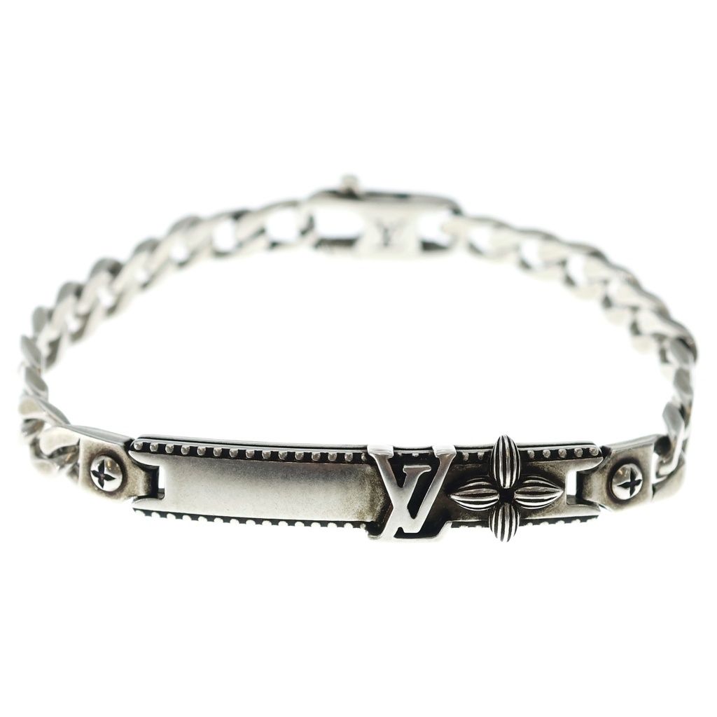 Louis Vuitton Bracelet LV Whisper Gourmette Silver Chain