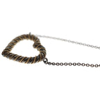 Tiffany & Co Twisted Heart Pendant Chain Silver — view 5