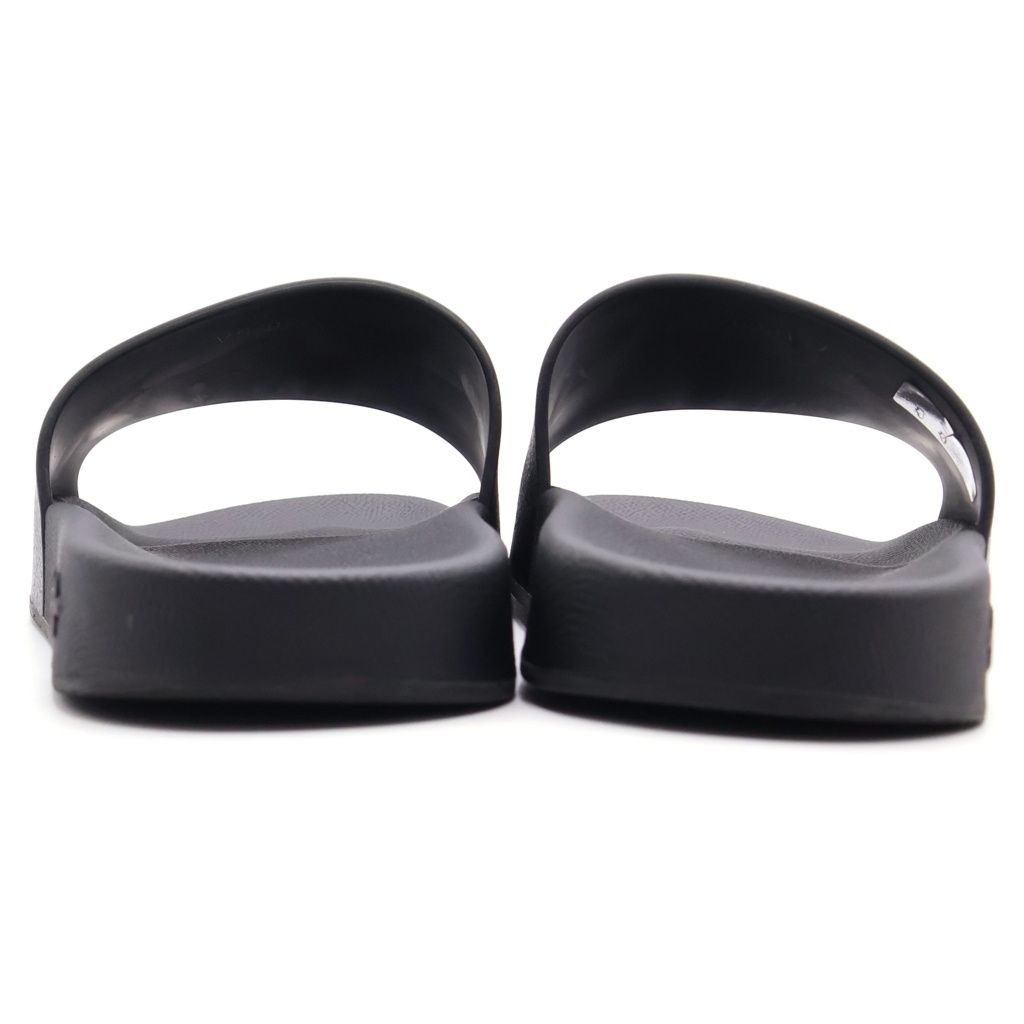 Louis Vuitton Monogram Waterfront Sandals Rubber Black VS — view 3