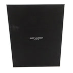 Saint Laurent Short Boots Lace Up Star Leather 38 Black — view 9