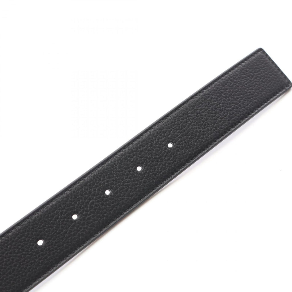 Dior Belt CD Logo Black Leather — view 3