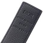 Dior Belt CD Logo Black Leather — view 4