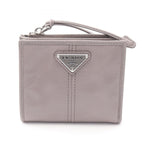 Prada Bifold Wallet Soft Lux Gray Leather