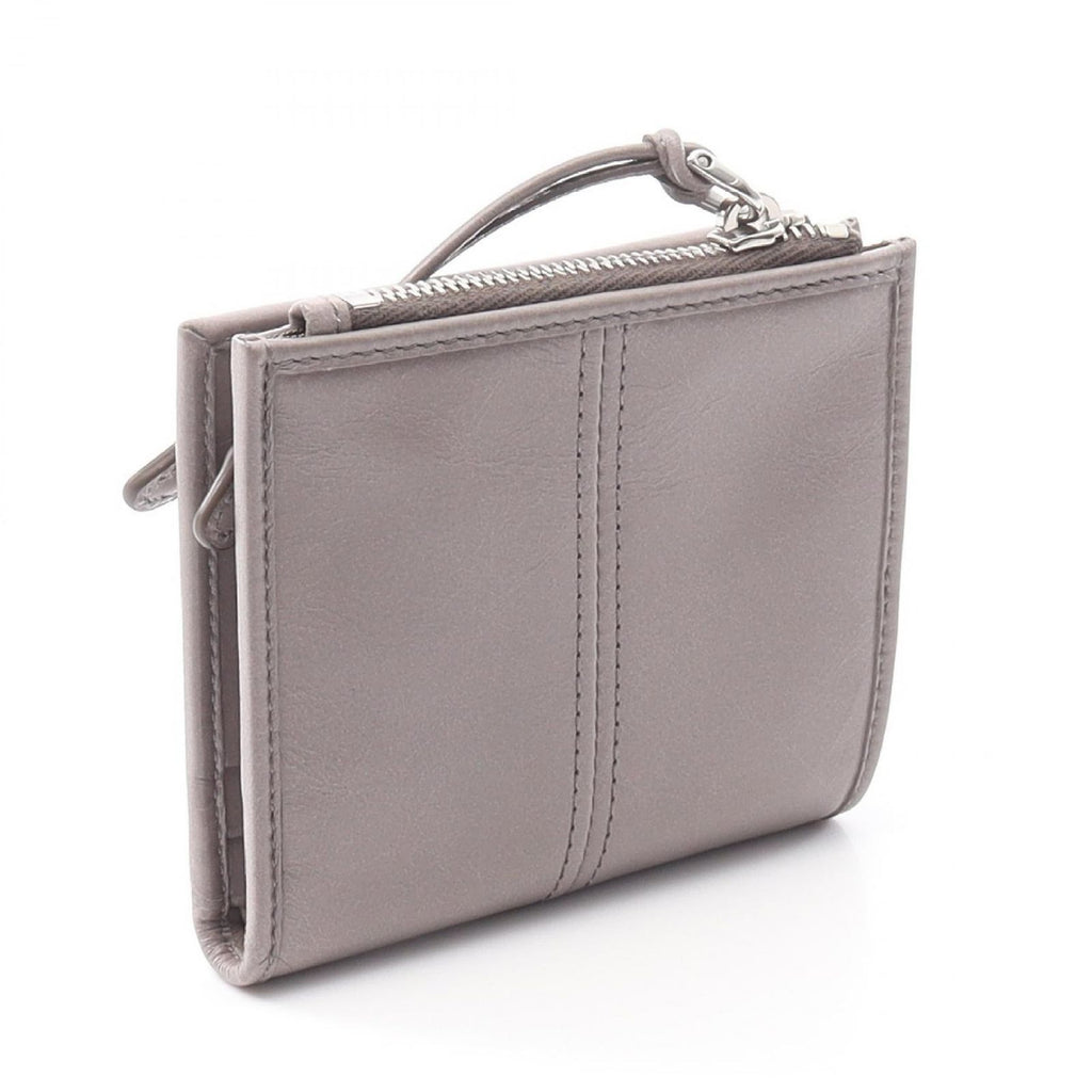 Prada Bifold Wallet Soft Lux Gray Leather — view 2