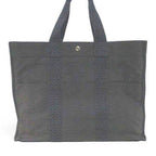 Hermes Herline GM Her Line GM Tote Canvas Gray — view 3