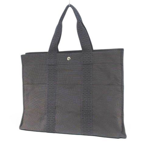 Hermes Herline GM Her Line GM Tote Canvas Gray
