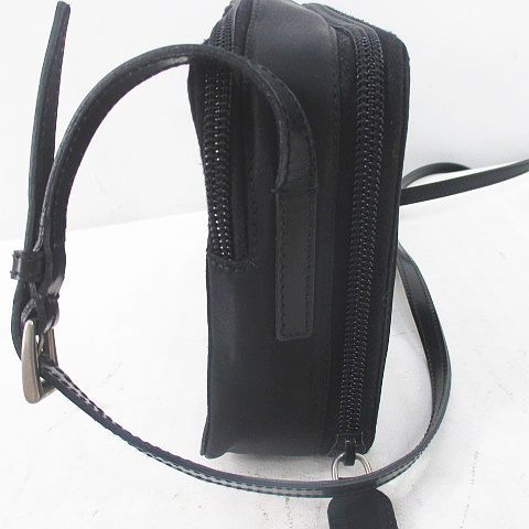Prada Shoulder Bag Crossbody Multifunctional Card Case Black — view 3