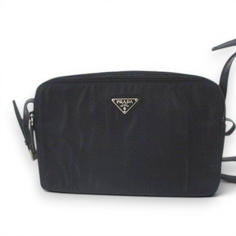 Prada Shoulder Bag Crossbody Multifunctional Card Case Black — view 2
