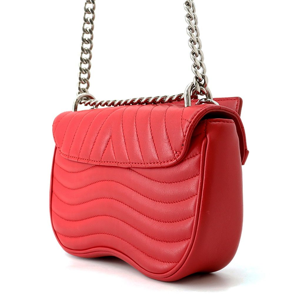 Louis Vuitton Chain Shoulder Bag Leather New Wave PM — view 2