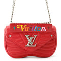 Louis Vuitton Chain Shoulder Bag Leather New Wave PM