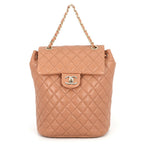 Chanel Backpack Quilted CC Logo Lambskin