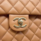 Chanel Backpack Quilted CC Logo Lambskin — view 9