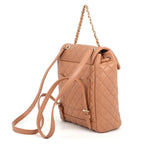 Chanel Backpack Quilted CC Logo Lambskin — view 2