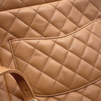Chanel Backpack Quilted CC Logo Lambskin — view 7