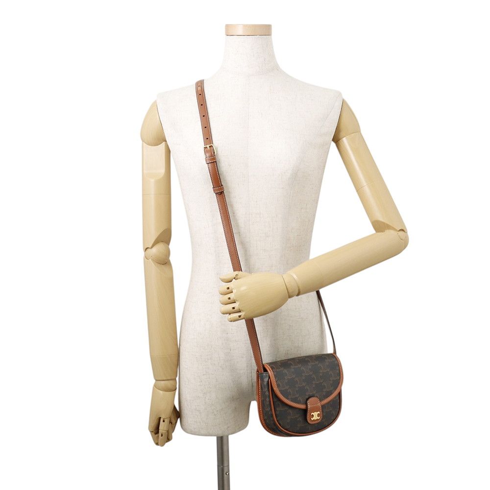 Celine Shoulder Bag Mini Besace Triomphe Pouch — view 4