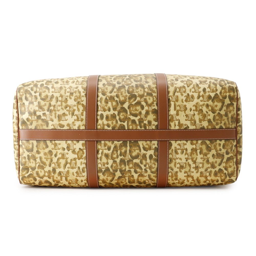 Celine Boston Bag Leopard Triomphe Leather 2-Way — view 3