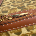 Celine Boston Bag Leopard Triomphe Leather 2-Way — view 6
