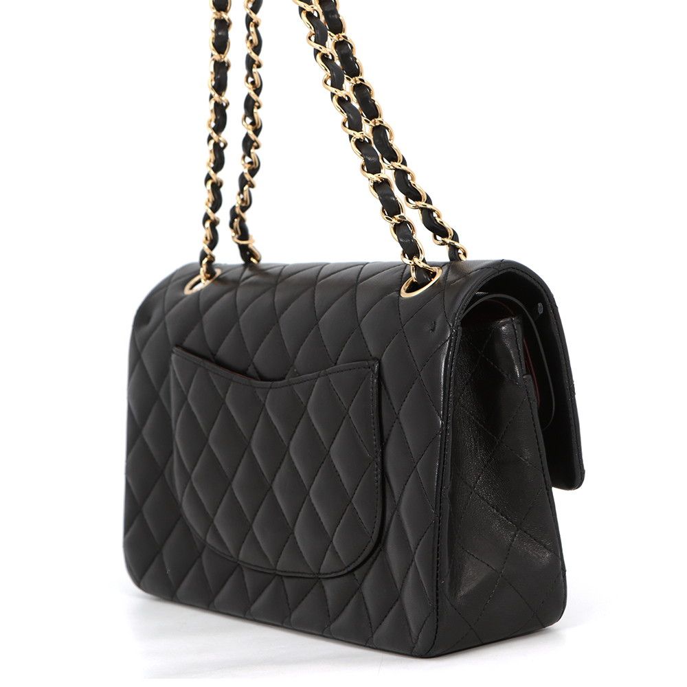 Chanel Chain Shoulder Bag Quilted 25 CC Logo Lambskin Double — view 2