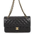 Chanel Chain Shoulder Bag Quilted 25 CC Logo Lambskin Double