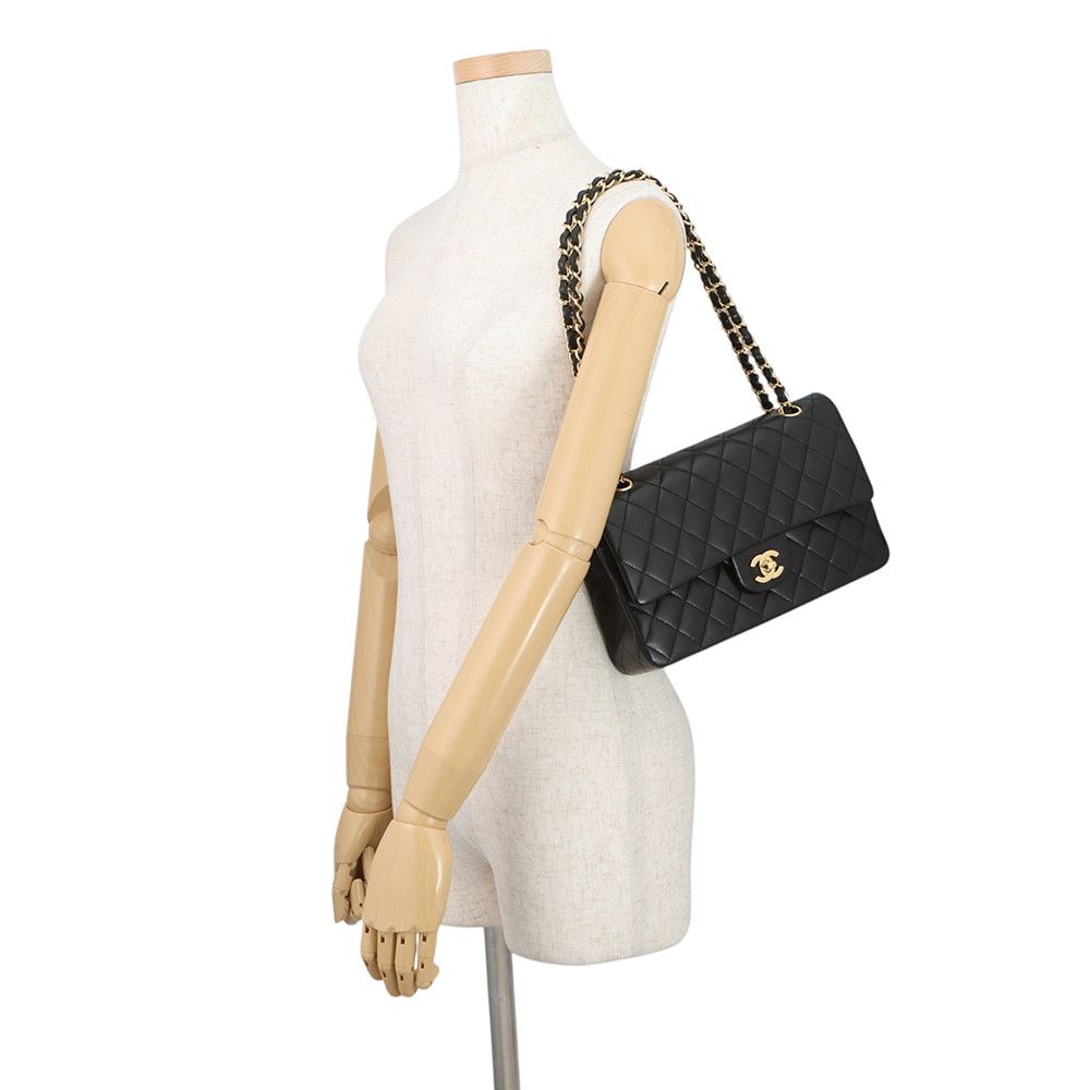 Chanel Chain Shoulder Bag Quilted 25 CC Logo Lambskin Double — view 4