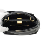 Fendi Peekaboo Mini Leather 2-Way Shoulder Bag Black — view 6