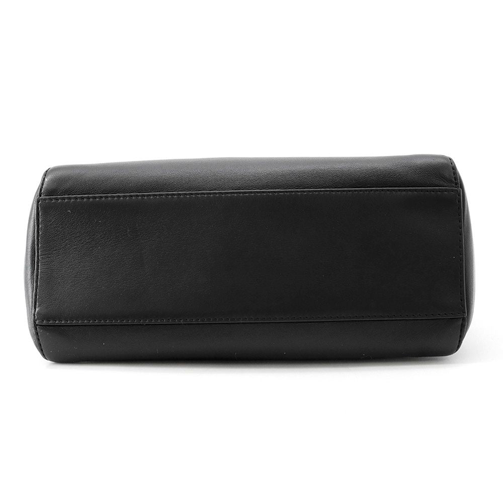 Fendi Peekaboo Mini Leather 2-Way Shoulder Bag Black — view 3