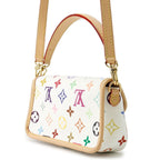 Louis Vuitton Handbag Monogram Multicolor LV TM Nano Diane Bag 2-Way White — view 2