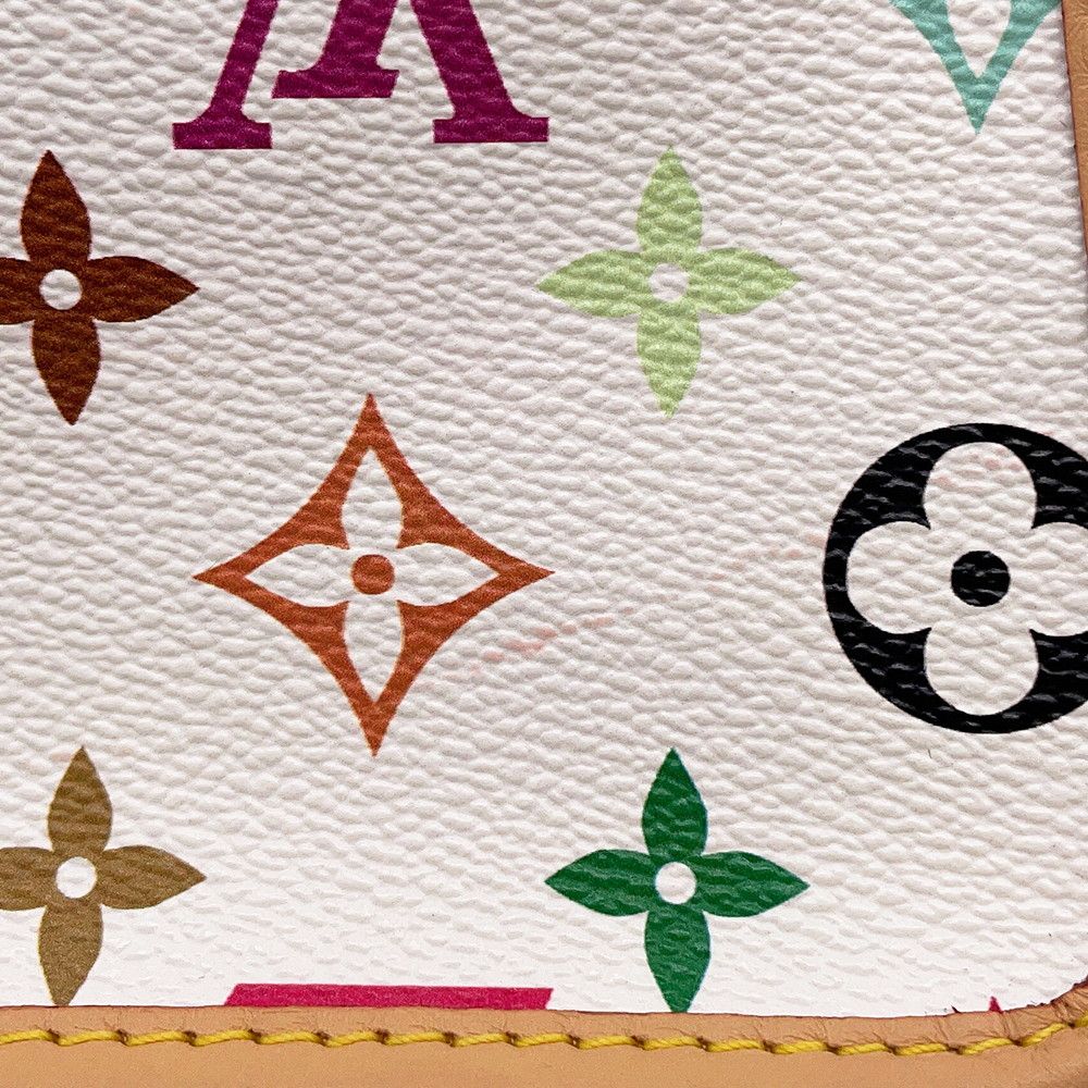 Louis Vuitton Handbag Monogram Multicolor LV TM Nano Diane Bag 2-Way White — view 8