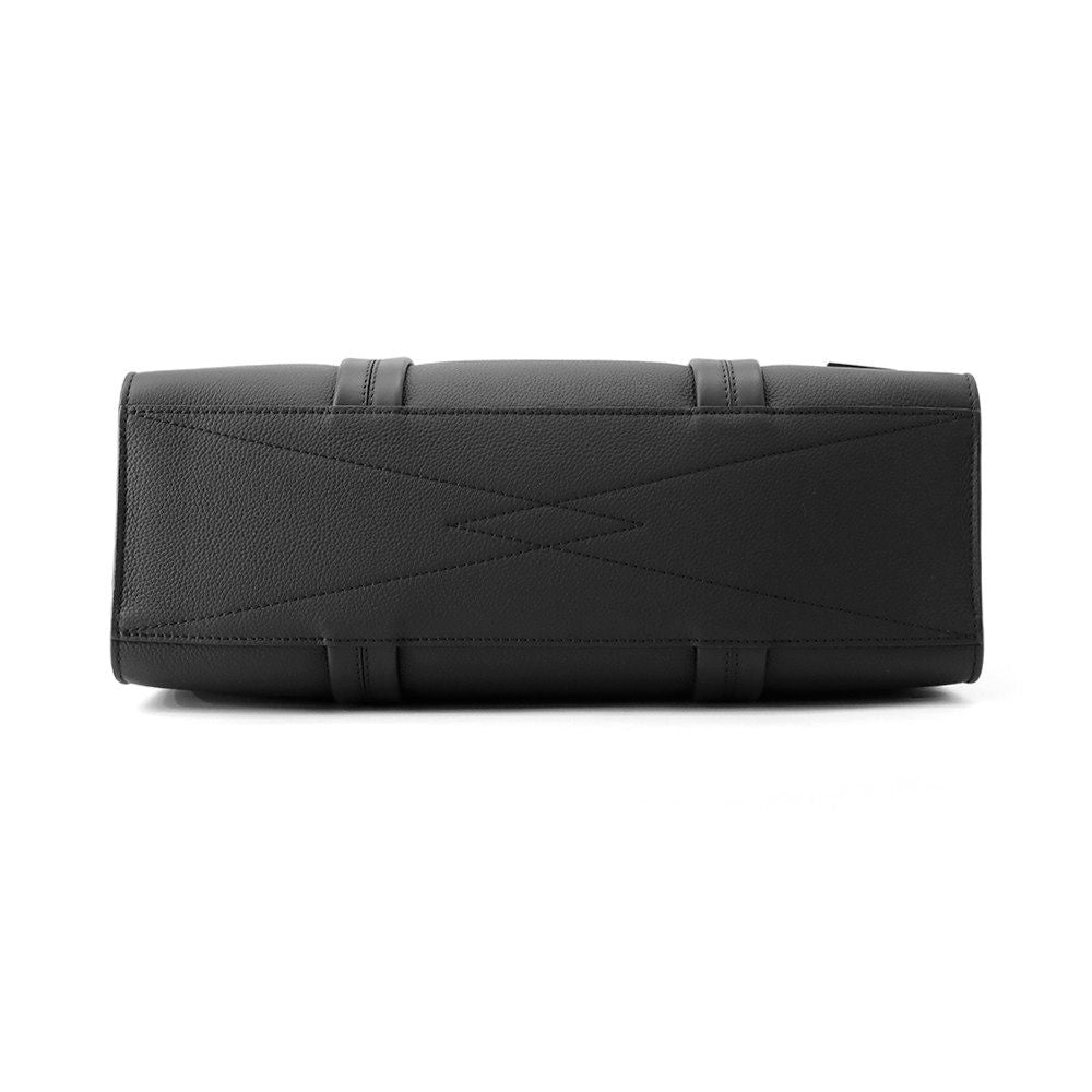 Louis Vuitton Tote Gray Leather LV Aerogram Black — view 3