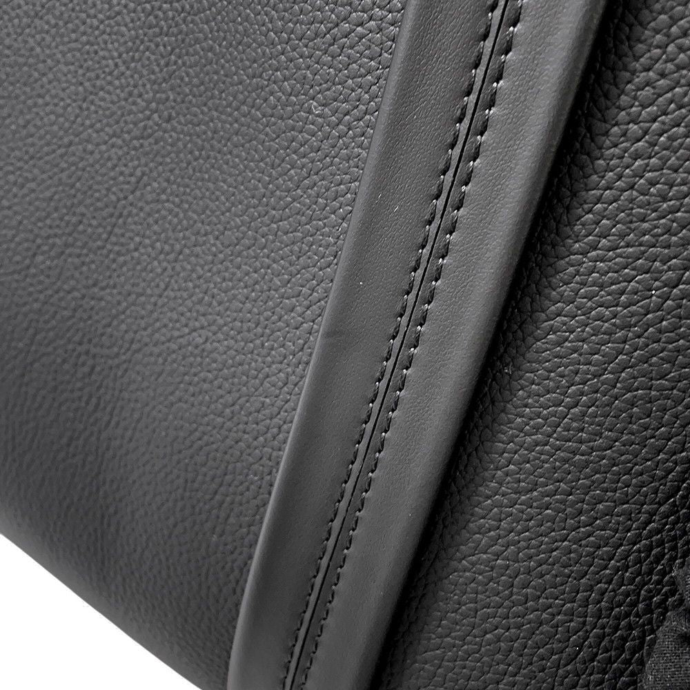Louis Vuitton Tote Gray Leather LV Aerogram Black — view 6