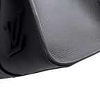 Louis Vuitton Tote Gray Leather LV Aerogram Black — view 7