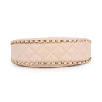 Chanel Chain Shoulder Bag Quilted Small Hobo CC Logo Lambskin — view 3