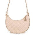 Chanel Chain Shoulder Bag Quilted Small Hobo CC Logo Lambskin